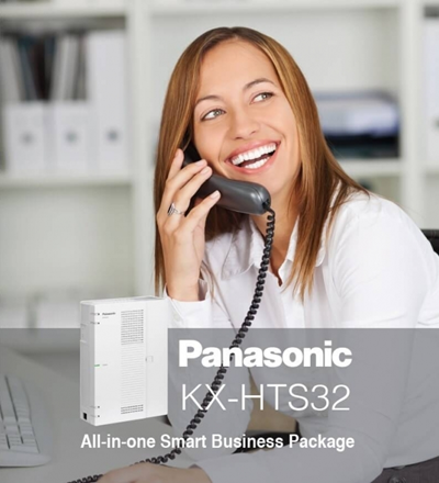Panasonic Bussiness All in one Smart Business package KX-HTS32 Conmutador SIP-PBX Compacto Híbrido IP