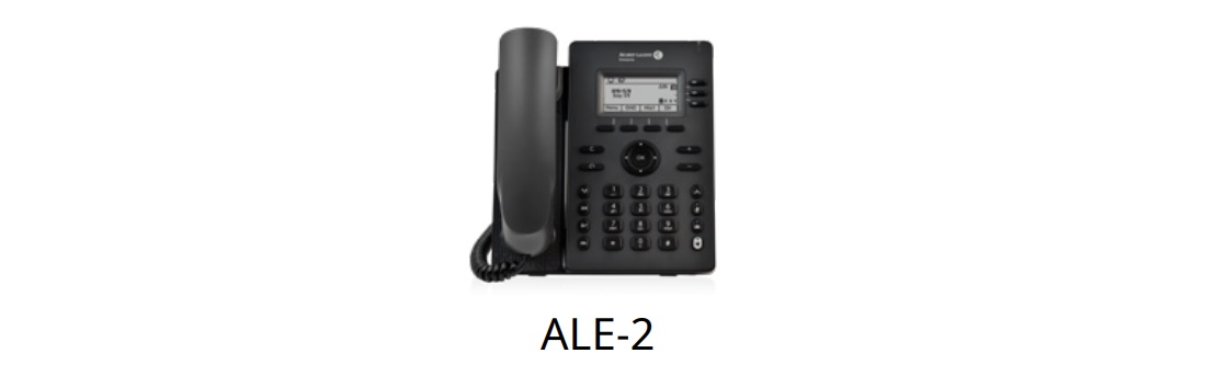 ALE DeskPhones Teléfonos de escritorio ALE Alcatel-Lucent SIP ALE-2 en CASTelecom