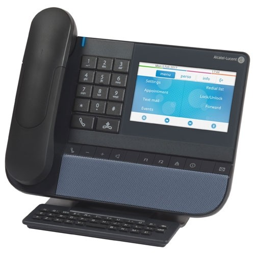 Alcatel-Lucent 8078s Telefonos IP SIP Premium Bluetooth Deskphone Serie 8 USB, 2 Puertos Ethernet Gigabite OmniPCX Enterprise Communication Server, OXO, OXE Communication Server, OXE Appliance Server
