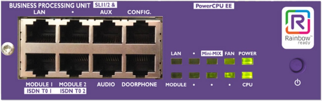 Alcatel-Lucent OmniPCX Office OXO RCE BUSINESS-PROCESSING UNIT PowerCPU EE Rainbow Ready