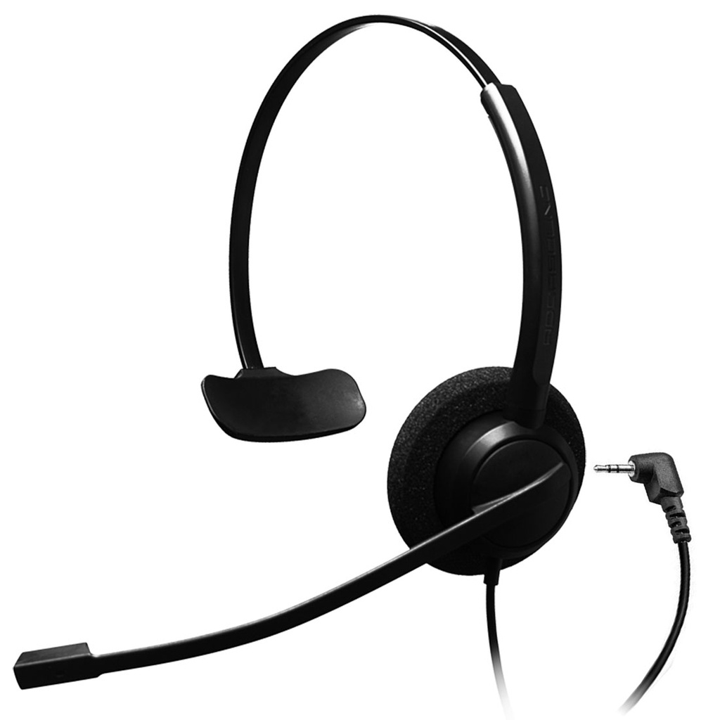 Diadema de Repuesto Diseñada especialmente para Poly CT14 de Plantronics con Cancelación de Ruido de 2.5mm de Un Solo Auricular. CASTelecom