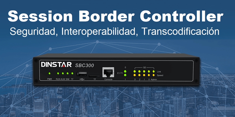 DINSTAR SBC300 SBC Session Border Controller 5-50 SIP sessions 5-50 transcoding