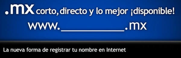 .MX el Dominio de Internet Directo bajo MX corto, directo y Disponible