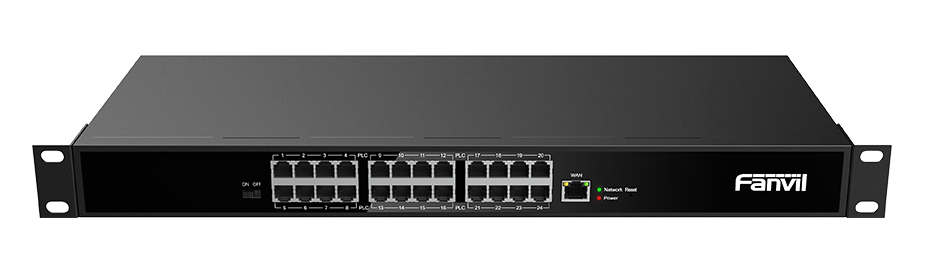 Fanvil PN24 Switch PoE de 24 puertos para Extensiones IP de 2 hilos. - CASTelecom