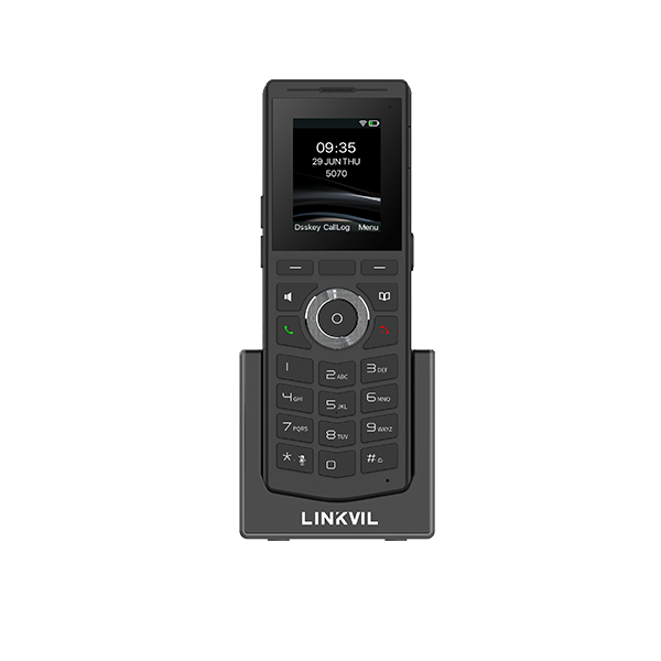 Fanvil LINKVIL W610W Telefono IP SIP WiFi 2.4 y 5 Ghz, Pantalla a Color, Bluetooth, Roaming, Boton PTT, Clip para Cinturon, Bateria 1900 mAh, 9 horas conversacion, 200 horas standby, Resiste Caidas 1.8 metros