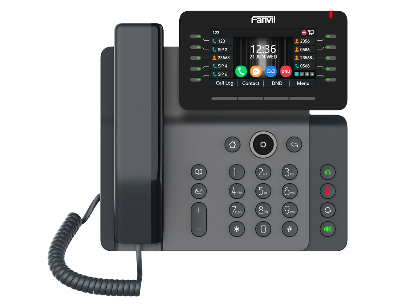 Fanvil V65 Teléfono IP WiFi 20 líneas SIP Color HD Giga PoE Bluetooth - CASTelecom