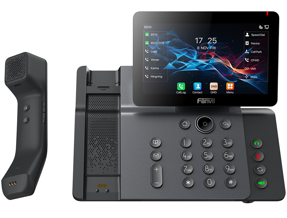 Fanvil V66 Pro Teléfono IP WiFi 20 líneas SIP Tactil HD Giga PoE Bluetooth - CASTelecom