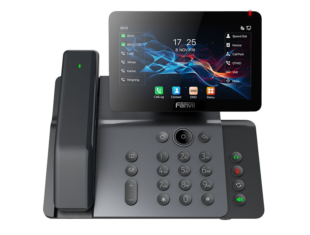 Fanvil V66 Pro Teléfono IP WiFi 20 líneas SIP Tactil HD Giga PoE Bluetooth - CASTelecom