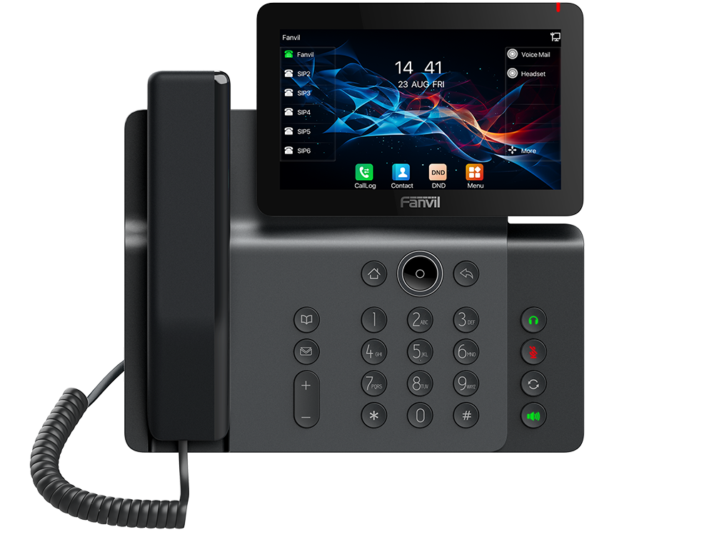 Fanvil V66 Teléfono IP WiFi 20 líneas SIP Tactil HD Giga PoE Bluetooth - CASTelecom