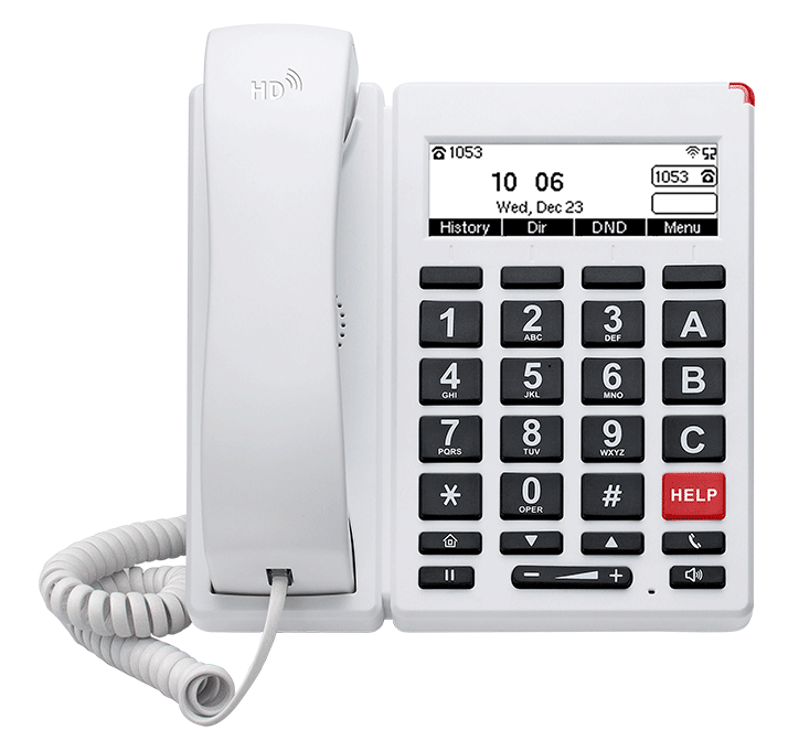 Flyingvoice Telefonos Serie FIP1x VoIP con WiFi integrado y Diseño Moderno y Ergonomico