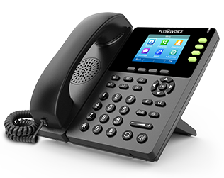 Flyingvoice FIP13G Advanced Business Gigabit Color Screen IP Phone 4 SIP Accounts 9 DSS Keys 2 Gigabyte Ethernet Built in 2.4GHz WiFi HD Voice G.722 Opus Codecs are Supported Integrated PoE USB Recording.