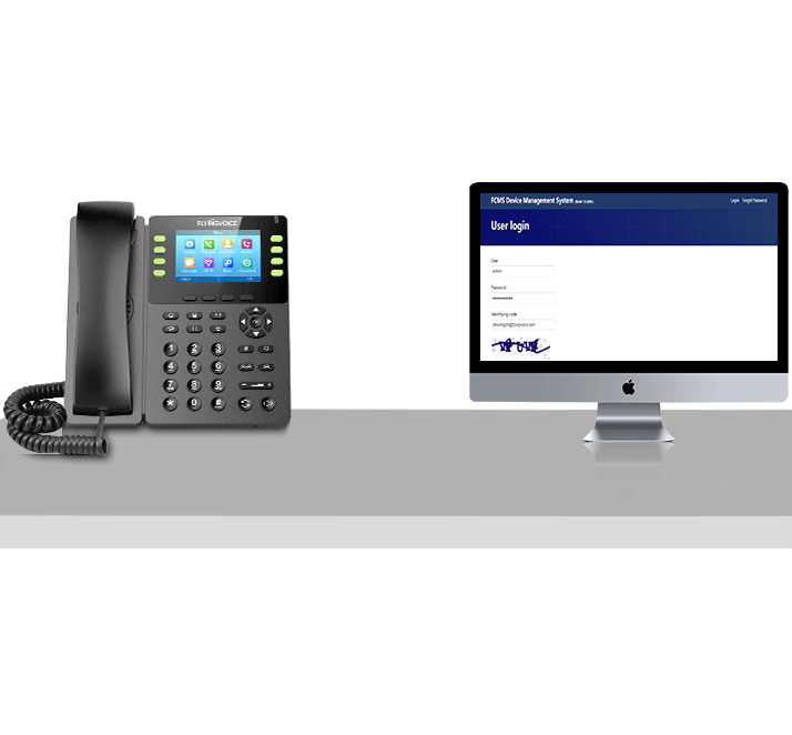 Flyingvoice Telefonos Serie FIP1x VoIP con WiFi integrado y Facil Configuración, Actualización del Firmware y Aprovisionamiento Automatico o Manual local o remoto