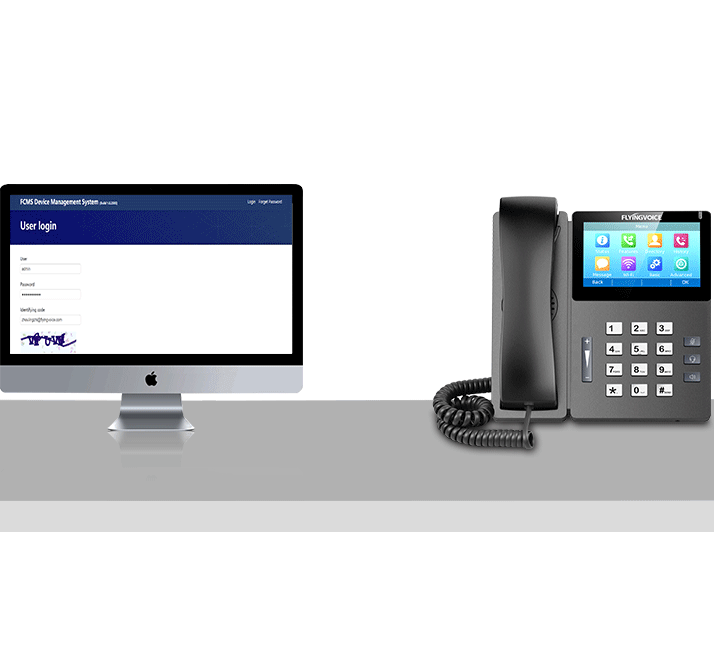Flyingvoice Telefonos Serie FIP1x VoIP con WiFi integrado y Facil Configuración, Actualización del Firmware y Aprovisionamiento Automatico o Manual local o remoto