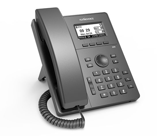 Flyingvoice P10 y P10P Entry level IP Phone 2 SIP Lines 2 Fast Ethernet HD Voice G.722 and Opus Codecs are Supported LCD Integrated PoE P10P.