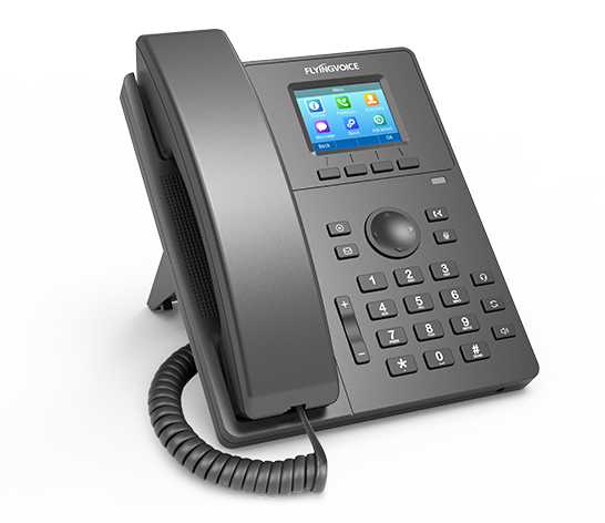 Flyingvoice P11 y P11P Color Entry level IP Phone 2 SIP Lines 2 Fast Ethernet HD Voice G.722 and Opus Codecs are Supported LCD Integrated PoE P11P.