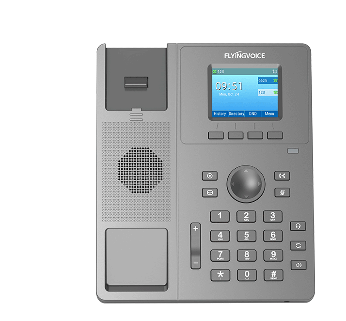 Flyingvoice Telefonos Serie P1x VoIP con Audio HD y compatible con Codec Opus y Acoustic Echo Cancelling AEC