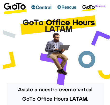 GoTo Connect Office Hours LATAM GOTo Central Rescue Resolve. Asiste a nuestro evento virtual para todo publico, usuario final, integradores. CASTelecom