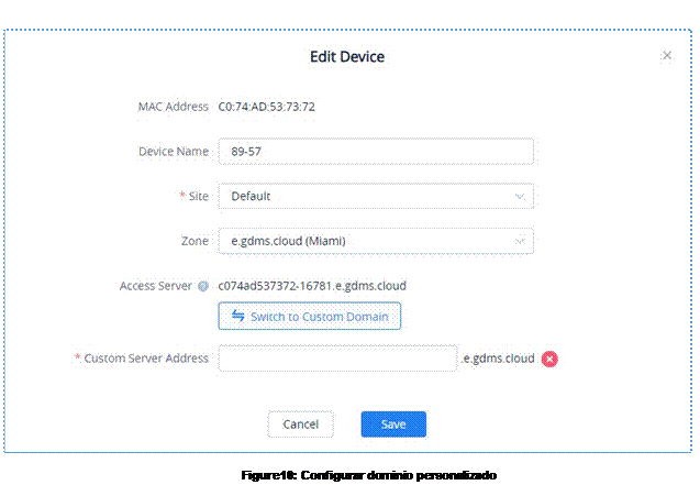 HA Configuración de dominio personalizada