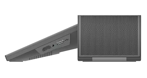 GAC2570 Telefono IP Empresarial para Conferencias Full Duplex Comunicacion de Voz de Alta Calidad HD Giga PoE+ Bluetooth WiFi 6 Vista Conectores Derecha - CASTelecom