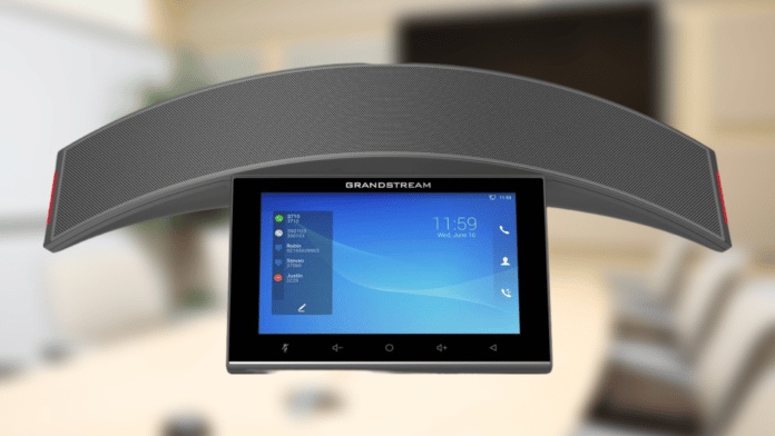 GAC2570 Telefono IP Empresarial para Conferencias Full Duplex Comunicacion de Voz de Alta Calidad HD Giga PoE+ Clase 4 Bluetooth WiFi 6 para Salas de juntas y reuniones - CASTelecom