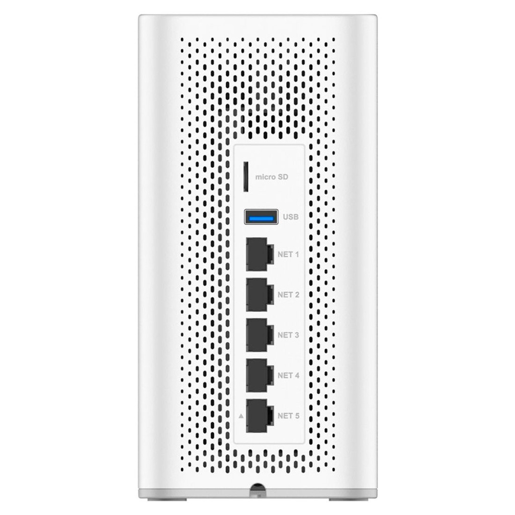 GCC6010W Todo en uno, Conmutador IP UCM, Voz Video Colaboracion, WiFi 6, 3 Antenas, Firewall, Ruteador 3 Gbps, VPN, Switch 5 puertos Gigabit, 3 puertos WAN configurables, Balanceador o Failover, 4 PoE, 1 USB, 1 MicroSD, QoS Inteligente, Fast provision, WAVE, GDMS