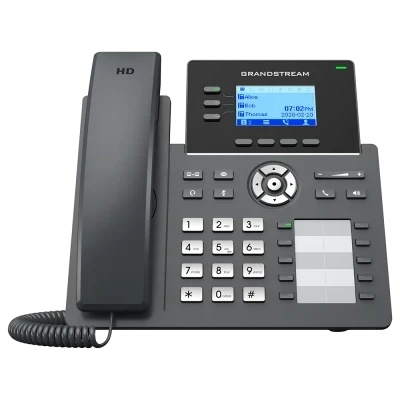 GRP2604P Telefonos SIP IP 6 Cuentas 3 Teclas Gigabit PoE 10 botones BLF Esencial Grandstream CASTelecom