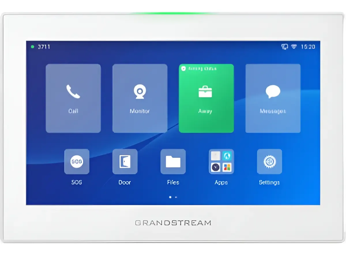 GSC3574 Blanco Monitor de Interiores Estacion de Intercomunicacion SIP Pantalla Tactil Cambio de Voz Android 14 Menu Personalizable WiFi 6 Bluetooth CASTelecom - CASTelecom