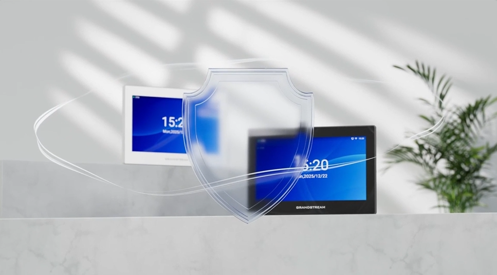 GSC3574 GSC3575 Monitor Grandstream Estacion de Intercomunicacion SIP Pantalla Tactil Cambio de Voz Android 14 Menu Personalizable WiFi 6 Bluetooth Control Total para Agendamiento de Salas y Edificios Inteligentes - CASTelecom