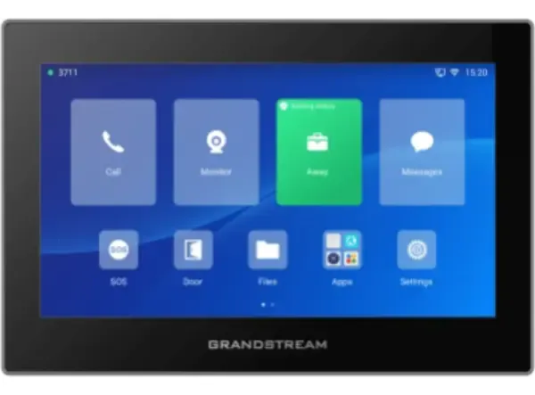 GSC3575 Negro Monitor de Interiores Estacion de Intercomunicacion SIP Pantalla Tactil Cambio de Voz Android 14 Menu Personalizable WiFi 6 Bluetooth CASTelecom - CASTelecom