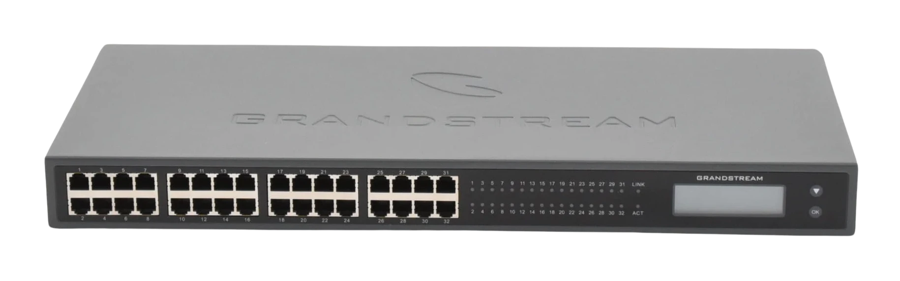 GXW4232 GXW4232 V2 Adaptador Gateway VoIP de alta densidad para teléfono analógico ATA de 32 puertos FXS RJ11