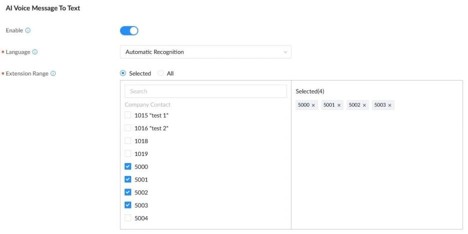 Grandstream Networks UCM Remote Connect AI UCM RemoteConnect AI de Grandstream Networks Recibira correo electrónico con la trnascripción de la conversación UCM RemoteConnect AI Add ons Complementos de Inteligencia Artificial RemoteConnect IA - CASTelecom