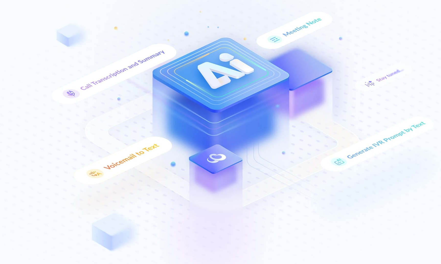 Grandstream Networks UCM RemoteConnect AI Add ons Complementos de Inteligencia Artificial RemoteConnect IA para Conmutadores UCM6300 GCC6000 CASTelecom