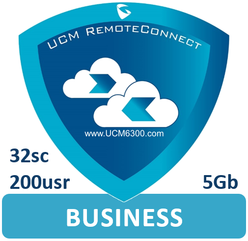 Grandstream UCMRC Remote Connect BUSINESS 200 Usuarios 32 Llamadas Simutaneas 5Gb de Almacenamiento NAT Firewall Transversal para conexiones remotas faciles y seguras - CASTelecom