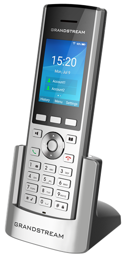 WP820 Telefono WiFi Grandstream IP 2 cuentas SIP 7.5 horas CASTelecom