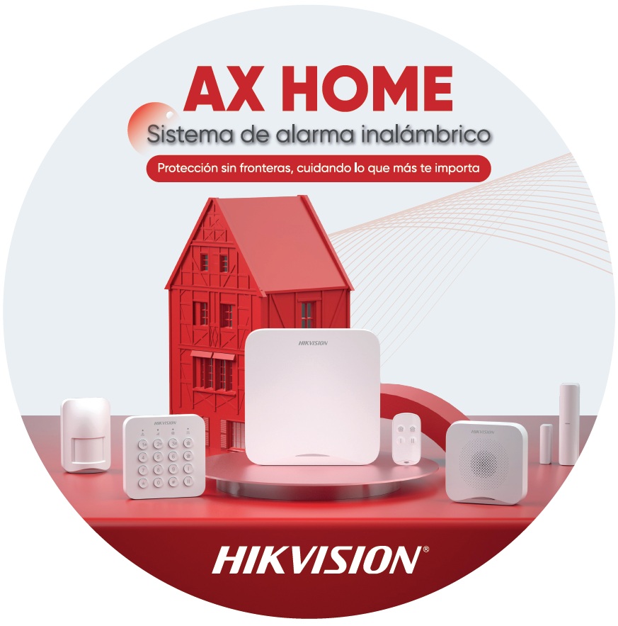 Hikvision Serie AX HOME Nuevo Sistema de Alarma Inalambrico para Interiores WiFi 4G LAN Batería Integrada hasta 12 horas Administración por celular y central de monitoreo CASTelecom