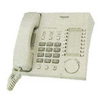 KX-T7520LA Blanco Teléfono Digital Manos Libres con 16 Teclas Programables Sin Pantalla
