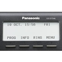Telefono Panasonic KX-DT546 pantalla LCD retroiluminada de 6 lineas y 24 caracteres