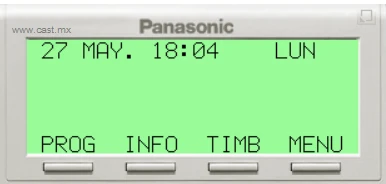 KX-NCS8100 Panasonic telefono IP Softphone Pantalla de 6 lineas 24 caracteres LCD 4 teclas de acceso simulada NT