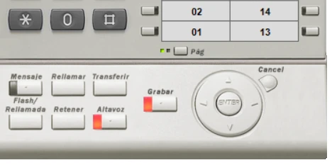El NCS8100 premite grabar llamadas telefónicas directamente en la Computadora PC