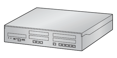Conmutador Servidor Panasonic KX-NS500 - Esquematico