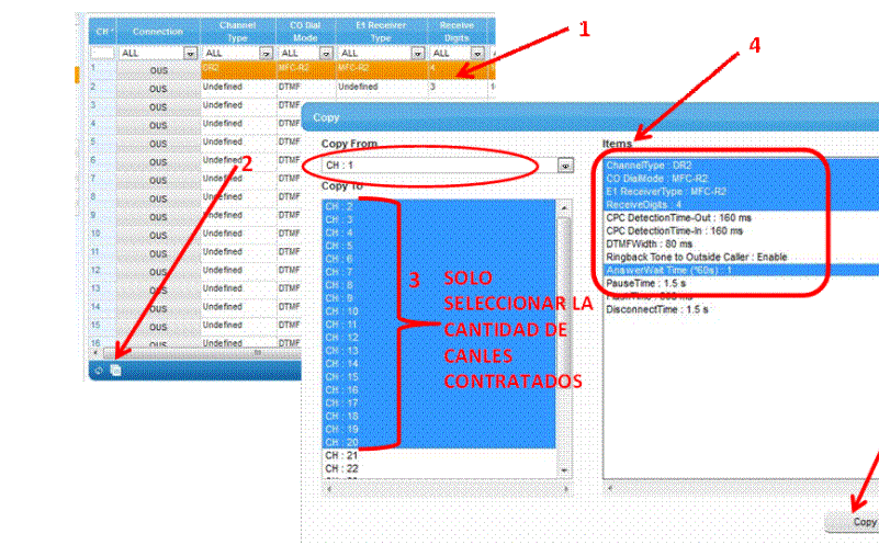 KX-NS8188 Guía de Configuración del Adaptador Gateway para Troncal Digital E1