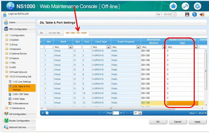 KX-NS8188 Guía de Configuración del Adaptador Gateway para Troncal Digital E1