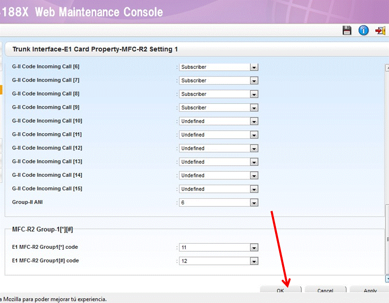 KX-NS8188 Guía de Configuración del Adaptador Gateway para Troncal Digital E1