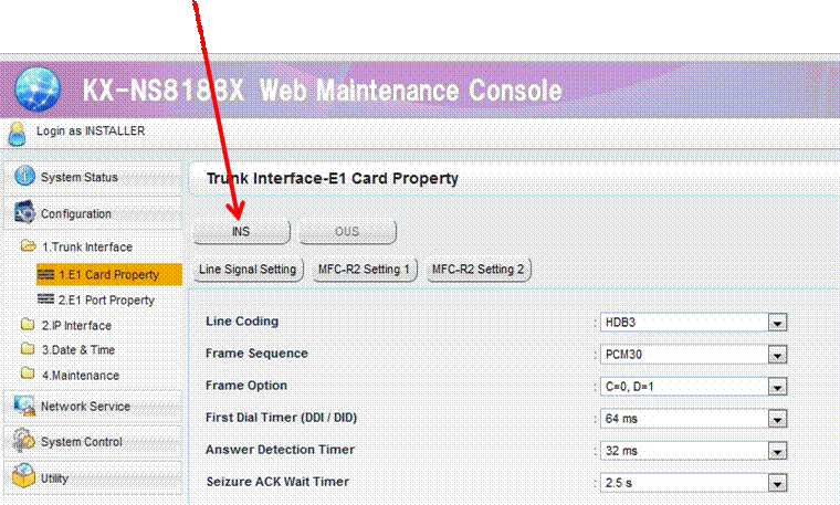 KX-NS8188 Guía de Configuración del Adaptador Gateway para Troncal Digital E1