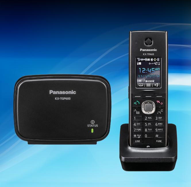 Panasonic KX-TGP600 Sistema telefónico SIP inalámbrico inteligente IP