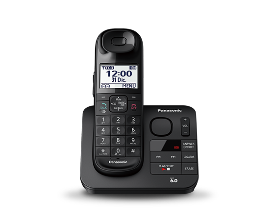 Telefono Inalambrico DECT Panasonic KX-TGL430MEB en Color NEGRO