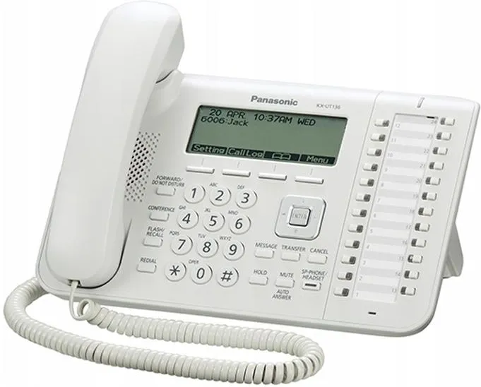 Teléfono Panasonic SIP modelo KX-UT136