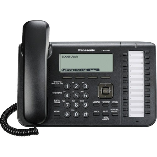 Teléfono Panasonic SIP modelo KX-UT136