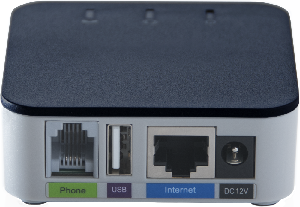 Adaptador VoIP Poly OBi300 1 FXS 4 Cuentas SIP IP 1 USB para adaptador WiFi o Bluetooth CASTelecom
