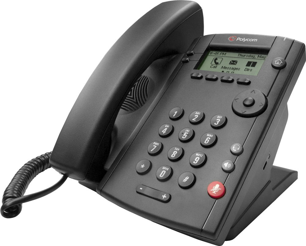 Teléfonos IP SIP VoIP Polycom VVX 101 Código 2200-40250-025